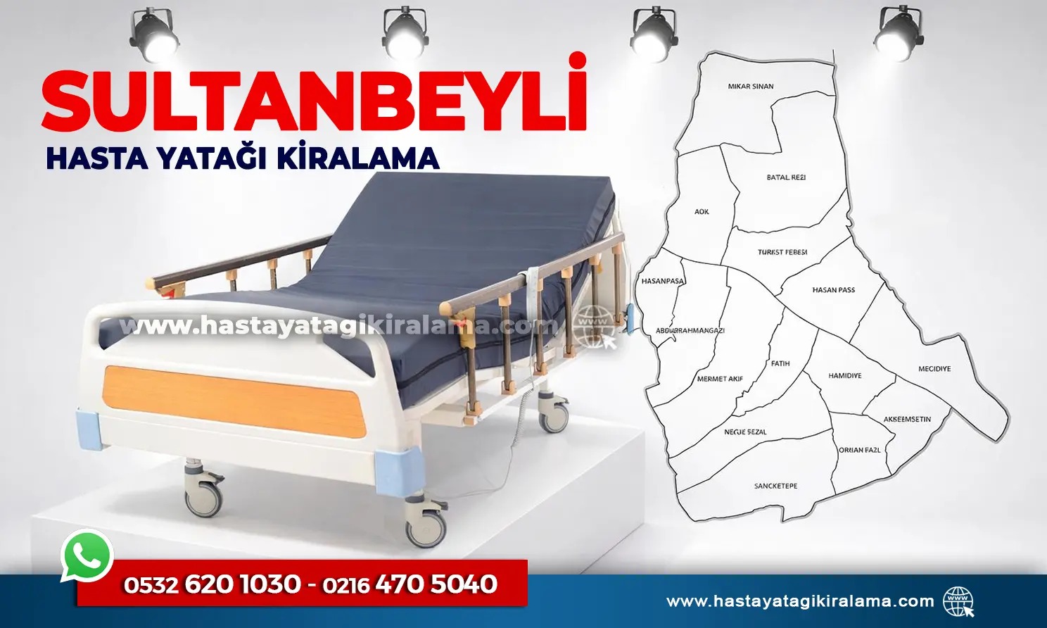 HASTA YATAĞI KİRALAMA SULTANBEYLİ | Uygun Fiyat & Hızlı Teslimat