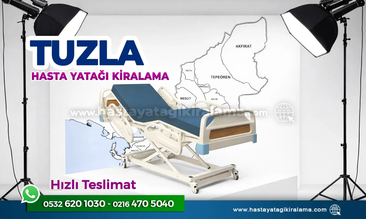 HASTA YATAĞI KİRALAMA TUZLA | Uygun Fiyat, Profesyonel Hizmet