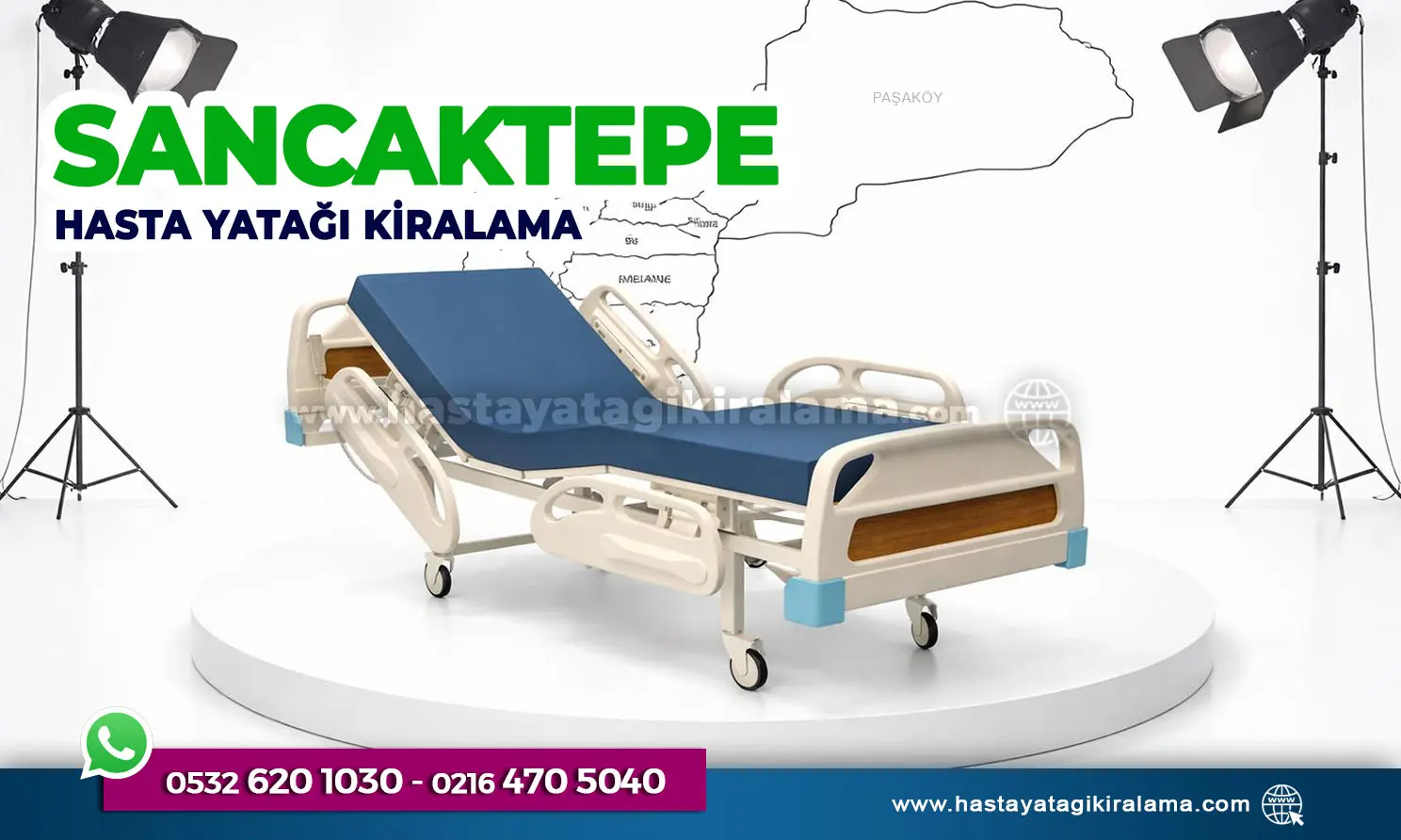 HASTA YATAĞI KİRALAMA SANCAKTEPE | Aynı Gün Teslimat & Kurulum