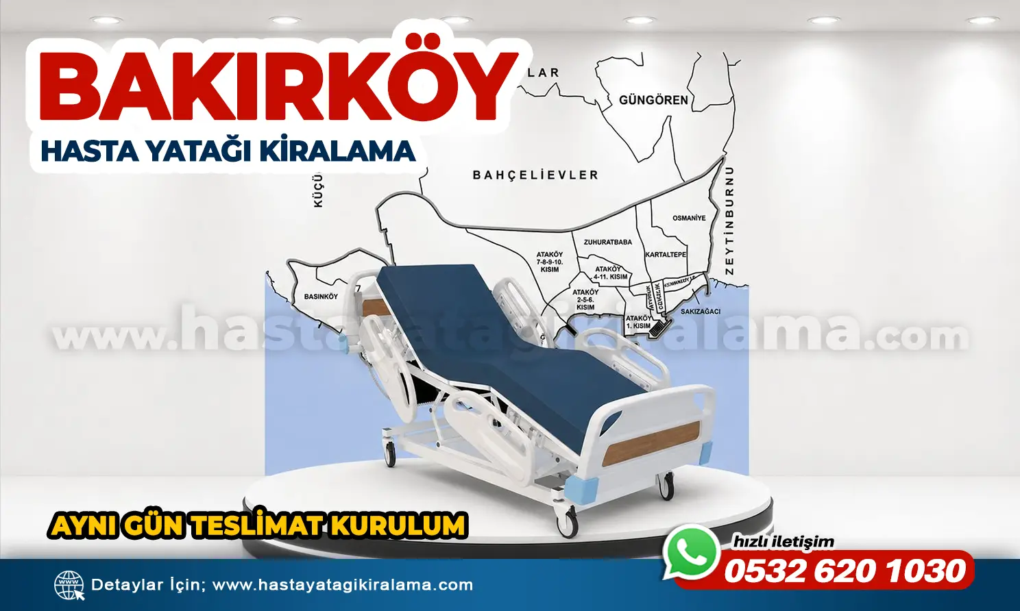 HASTA YATAĞI KİRALAMA BAKIRKÖY | Güncel Fiyat Bilgisi