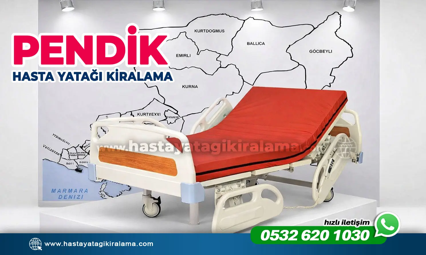 HASTA YATAĞI KİRALAMA PENDİK | Hızlı Servis, Tecrübeli Ekip